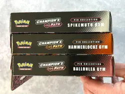 Pokemon Champions Path Pin Collection Lot of 3 - Spikemuth Hammerlocke Ballonlea - Image 4