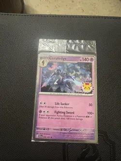 Pokemon Ceruledge 040/091 Pokemon Day 2024 Stamp Promo SEALED NM - Image 1