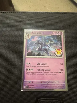 Pokemon Ceruledge 040/091 Pokemon Day 2024 Stamp Promo SEALED NM - Image 2