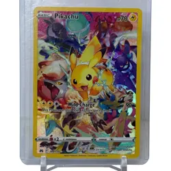 Pikachu Full Art Secret Rare 160/159 Crown Zenith Sword & Shield Pokemon 2023 NM - Image 1