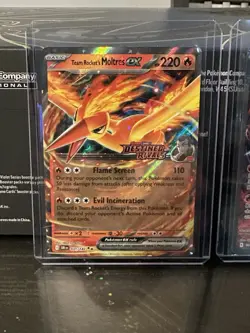 Pokemon TCG Team Rocket's Moltres ex Destined Rivals Stamped UPC Promo Set - Image 4