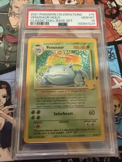 Pokemon Celebrations Venusaur Holo Classic Collection PSA 10 - Image 1