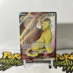 Pokemon Destined Rivals - Team Rocket’s Persian Ex 219/182 - Full Art - MINT - Image 1