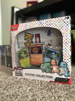 Pokemon TCG Scarlet & Violet 151 Poster Collection Box 3 Packs New Sealed G2 820650853166 - Image 1
