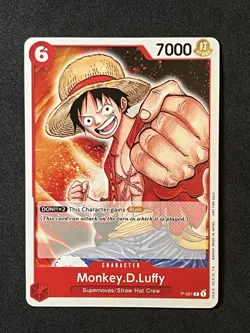 Monkey.D.Luffy (Promotion Pack 2022) P-001 One Piece Promo Pre Errata 🔥 - Image 1