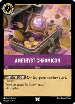 4x Amethyst Chromicon - 66/204 - Uncommon NM-Mint Disney Lorcana: Shimmering Ski - Image 1