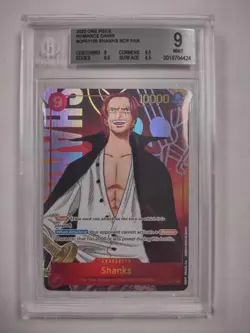 2022 BGS 9 Mint - One Piece SHANKS OP01-120 Secret Alt Art Romance Dawn English - Image 1