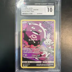 CGC 10 GEM MINT Koffing 243/236 Cosmic Eclipse Full Art Secret Rare Pokemon - Image 1