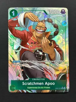 One Piece PRB-02 Premium Booster Vol 2 - Scratchmen Apoo EB01-015 Rare Alt Art - Image 1