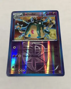 Pokemon GARBODOR Card 66/135 Reverse Holo Rare B&W Plasma Storm Team Plasma TCG - Image 2