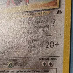 Pokemon Scizor Neo Discovery 29/75 Regular Rare Trading Card - Image 3