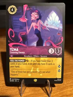 Yzma Conniving Chemist Non-Foil Card 56/204 Azurite Sea Disney Lorcana NM - Image 1