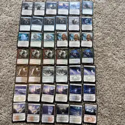 ***SNOW LOT 45 Cards***MTG MAGIC LAND+CREATURES - Image 1