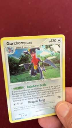 Pokemon Garchomp 2007 LV.66 Holo Card 9/123 Mysterious Treasures LP - Image 2