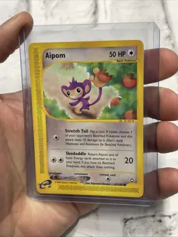 Pokemon Card - Aquapolis 67/147 - AIPOM (common) - Vintage Nintendo TCG Vtg NM - Image 2