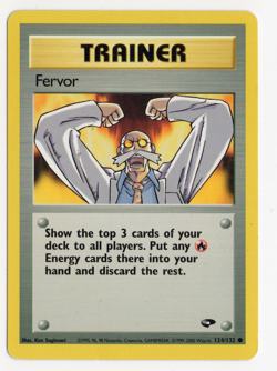 Fervor 124/132 Gym Challenge TRAINER Pokemon Card - Image 1