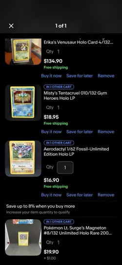 Custom Pokemon Card Lot For Lux - Image 1