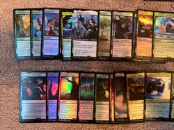 MTG Final Fantasy Lot of 30 Uncommon And Common Foil Cards NM - Image 5