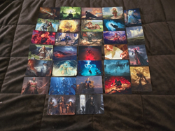 MTG Lot of 30 ART SERIES Cards "LORD OF THE RINGS" BILBO/ARAGORN/GIMLI & MORE - Image 1