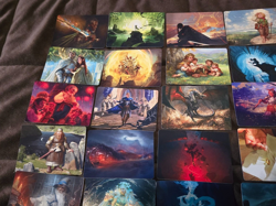 MTG Lot of 30 ART SERIES Cards "LORD OF THE RINGS" BILBO/ARAGORN/GIMLI & MORE - Image 4
