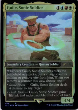 MTG Guile, Sonic Soldier (434) | NM Foil | Secret Lair Street Fighter {SLD} - Image 2