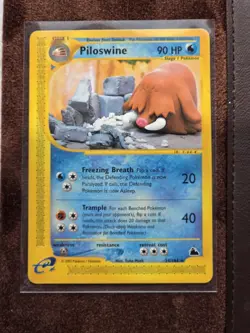 2003 Pokemon TCG Piloswine E-Series Skyridge 24/144 Rare Non Holo NM/LP - Image 3