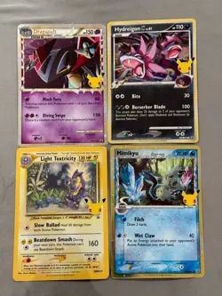 Pokemon Jumbo Celebrations Mimikyu Toxtricity Hydreigon Dragapult Promo Set - Image 1