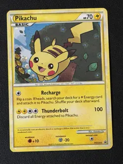Pokemon TCG: 2010 HGSS Black Star Promo Pikachu HGSS03 NM - Image 1