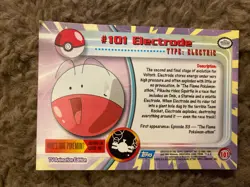 Pokemon Topps Series 2 TV Animation 5 Card Lot Electrode Farfetch’D Holo Cubone - Image 3