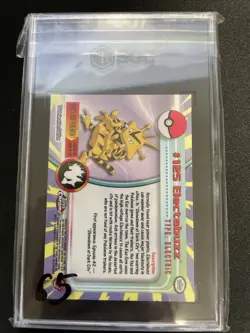 2000 Pokemon Topps Chrome Series 2 TV Animation Electabuzz #125 SGC 10 - Image 2