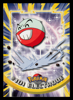 NM - Pokemon Topps Electrode #101 TV Animation Edition Series 2 (Blue Logo) - Image 1