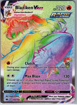 Blaziken VMAX (Secret) 200/198 SWSH06: Chilling Reign - Pokemon Card - NM - Image 1