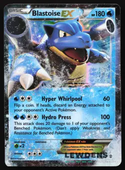 Blastoise EX - 17/83 - Ultra Rare - Generations - Pokemon Card - MP - Image 1