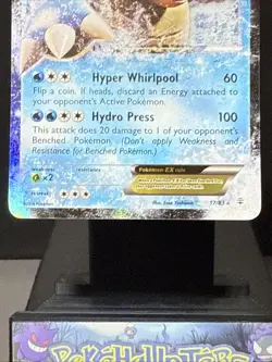 Pokemon Card Blastoise EX 17/83 XY Generations Ultra Rare Holo Light Play - Image 3