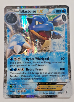 Pokemon TCG Blastoise EX Holo Rare Card Generations 17/83 Near Mint -see photos - Image 1