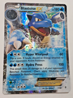 Pokemon TCG Blastoise EX Holo Rare Card Generations 17/83 Near Mint -see photos - Image 3