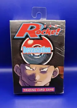 Pokemon TCG Team Rocket Devastation Theme Deck Giovanni Art WOTC 1999 New Sealed - Image 1