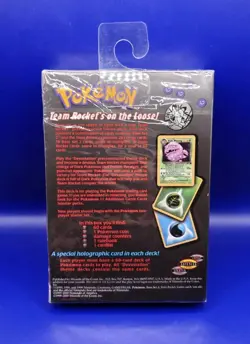 Pokemon TCG Team Rocket Devastation Theme Deck Giovanni Art WOTC 1999 New Sealed - Image 5