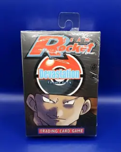 Pokemon TCG Team Rocket Devastation Theme Deck Giovanni Art WOTC 1999 New Sealed - Image 1