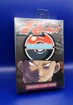 Pokemon TCG Team Rocket Devastation Theme Deck Giovanni Art WOTC 1999 New Sealed - Image 2