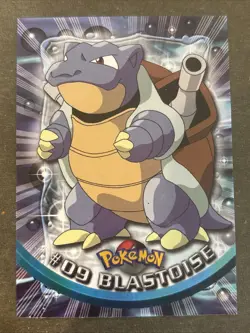 Blastoise #9 1999 Topps Pokemon TV Animation - Image 1