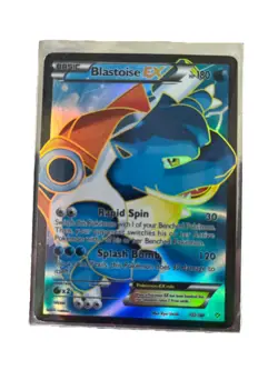 Pokemon TCG Blastoise EX Holo Ultra Rare Card 155/160 XY Base Set 2014 - Image 1