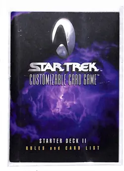 Star Trek CCG Starter Deck 2 Complete set of1998 & 2000 copyright dates. 16 card - Image 1