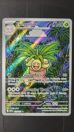 Pokemon TCG Mega Evolution Exeggutor Illustration Rare Card 135/132 NM - Image 1