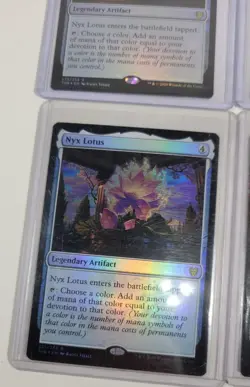 Lot Of 4 Magic The Gathering Nix Lotus Cards, MTG, Foil, Extended Art - Image 3