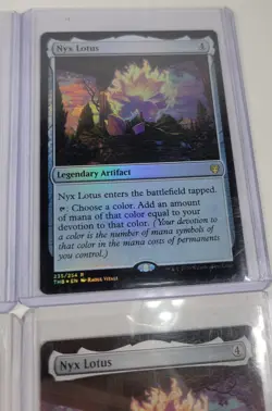 Lot Of 4 Magic The Gathering Nix Lotus Cards, MTG, Foil, Extended Art - Image 5