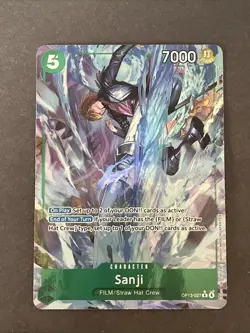 One Piece CCG OP-13 Carrying On His Will - Sanji Alt Art Card Op13-027 ENGLISH - Image 1