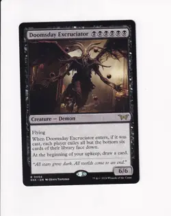 MAGIC THE GATHERING MTG DUSKMOURN DOOMSDAY EXCRUCIATOR - Image 1