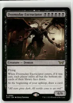 2024 MTG - Duskmourn: House of Horror - Doomsday Excruciator Rare Regular - Image 1