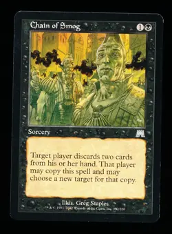* * 1x Chain of Smog x1 * * Onslaught MTG LP Lightly Played - Image 1
